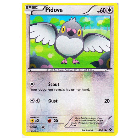 Pokemon - Black & White - Next Destinies - (Reverse Holo) Pidove 83/99