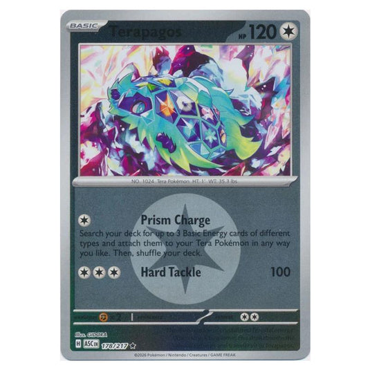 Pokemon - Mega Evolution - Ascended Heroes - Energy Reverse Holo - Terapagos - 178/217