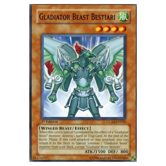 Yu-Gi-Oh! - Gladiator\'s Assault - Gladiator Beast Bestiari (Common) GLAS-EN020