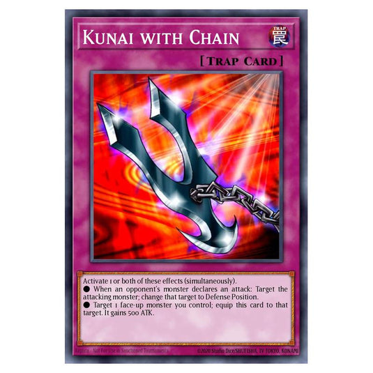 Yu-Gi-Oh! - Warriors' Strike Structure Deck - Kunai with Chain (Common) SDWS-EN033