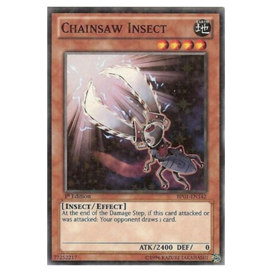 Yu-Gi-Oh! - Battle Pack - Epic Dawn - Chainsaw Insect (Starfoil Rare) BP01-EN142