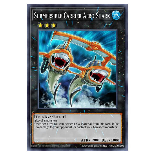 Yu-Gi-Oh! - Star Pack 2013 - Submersible Carrier Aero Shark (Starfoil Rare) SP13-EN024