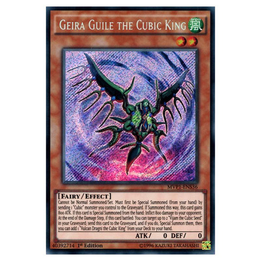 Yu-Gi-Oh! - Yu-Gi-Oh! The Dark Side of Dimensions Movie Pack Secret Edition - Geira Guile the Cubic King (Secret Rare) MVP1-ENS36