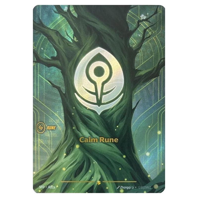 Calm Rune R&b Riftbound: League of Legends TCG - Spiritforged - Calm Rune - R02/221