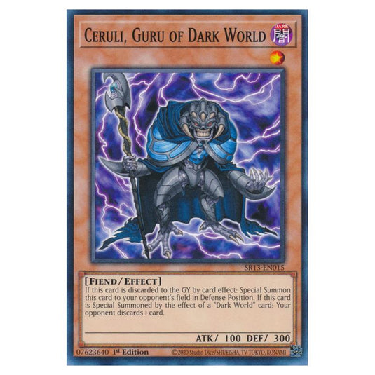 Yu-Gi-Oh! - Structure Deck - Dark World - Ceruli, Guru of Dark World (Common) SR13-EN015