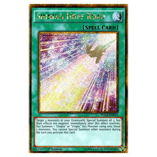 Yu-Gi-Oh! - Premium Gold - Infinite Gold - Shining Hope Road (Gold Secret Rare) PGL3-EN014