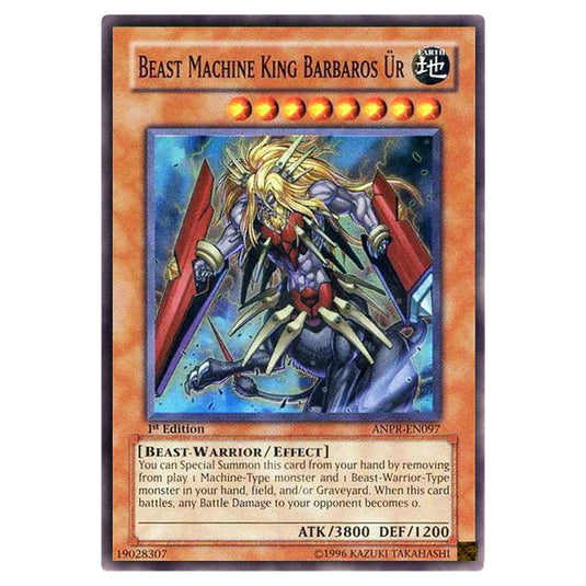 Yu-Gi-Oh! - Ancient Prophecy - Beast Machine King Barbaros Ür (Super Rare) ANPR-EN097