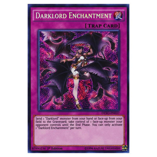 Yu-Gi-Oh! - Destiny Soldiers - Darklord Enchantment (Secret Rare) DESO-EN037