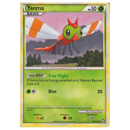 Pokemon - HGSS - Triumphant - Yanma 84/102