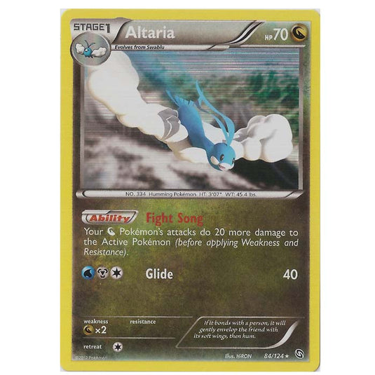 Pokemon - Black & White - Dragons Exalted - Altaria - 84/124