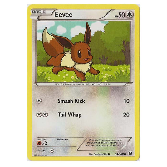 Pokemon - Black & White - Dark Explorers - Eevee - 84/108