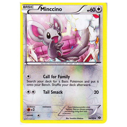 Pokemon - Black & White - Next Destinies - (Reverse Holo) Minccino 84/99