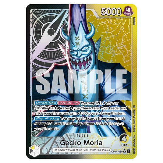 One Piece - OP14 - The Azure Sea's Seven - Gecko Moria - OP14-080a