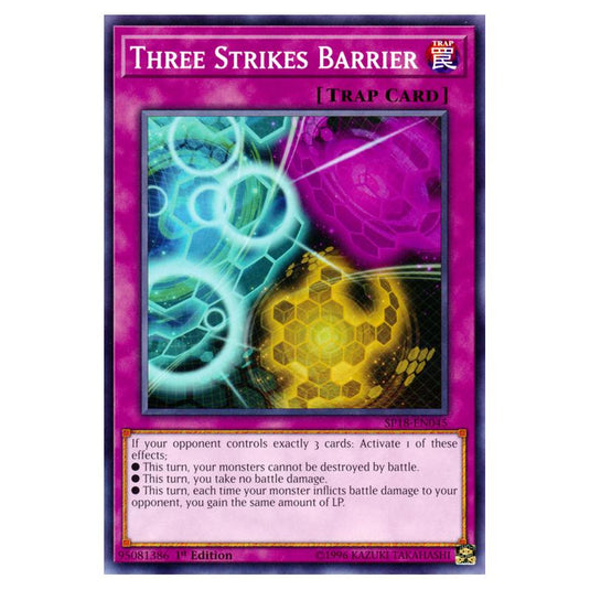 Yu-Gi-Oh! - Star Pack VRAINS - Three Strikes Barrier (Common) SP18-EN045