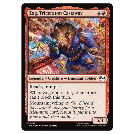 Magic The Gathering - Teenage Mutant Ninja Turtles - Zog, Triceraton Castaway - 0111