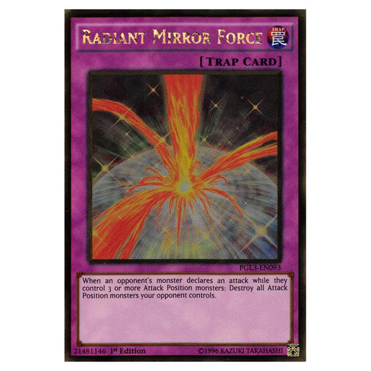 Yu-Gi-Oh! - Premium Gold - Infinite Gold - Radiant Mirror Force (Gold Rare) PGL3-EN093