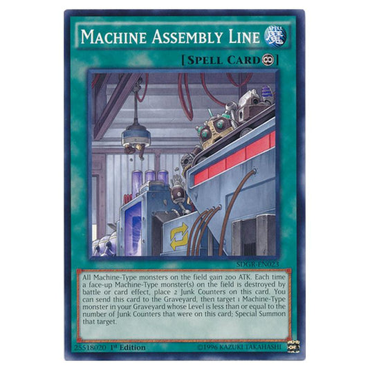 Yu-Gi-Oh! - Geargia Rampage Structure Deck - Machine Assembly Line (Common) SDGR-EN023
