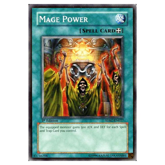Yu-Gi-Oh! - Spellcaster's Command Structure Deck - Mage Power (Common) SDSC-EN027