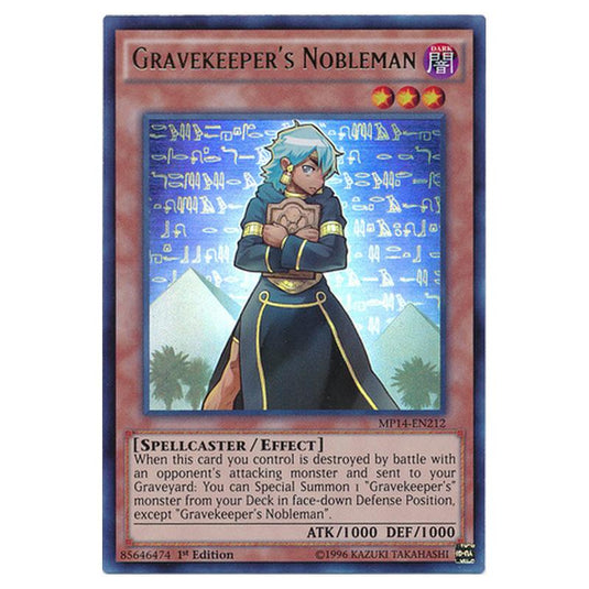 Yu-Gi-Oh! - 2014 Mega-Tin Mega Pack - Gravekeeper's Nobleman (Ultra Rare) MP14-EN212