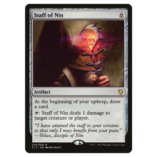 Magic The Gathering - Commander 2017 - Staff of Nin - 224/309