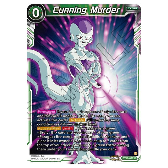 Dragon Ball Super - Fighter's Ambition - Cunning Murder - BT19-097