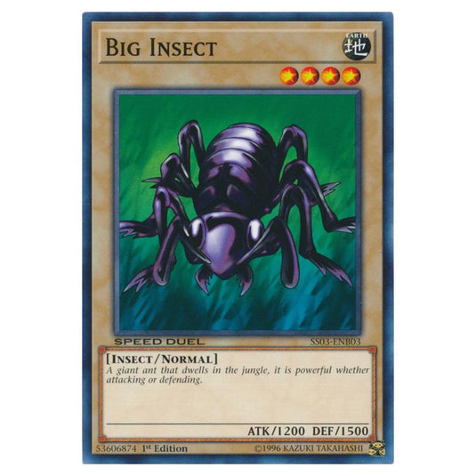 Yu-Gi-Oh! - Speed Duel Starter Decks - Ultimate Predators - Big Insect (Common) SS03-ENB03