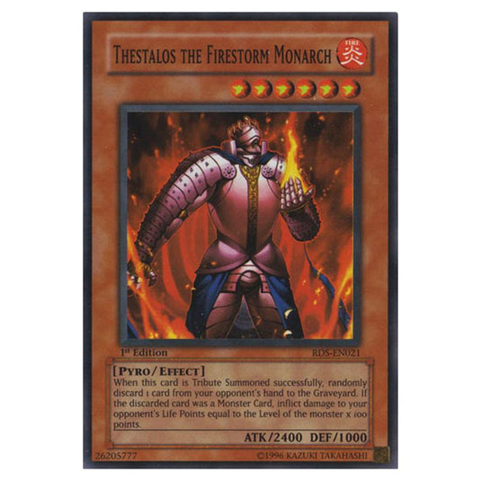 Yu-Gi-Oh! - Rise of Destiny - Thestalos the Firestorm Monarch (Super Rare) RDS-EN021