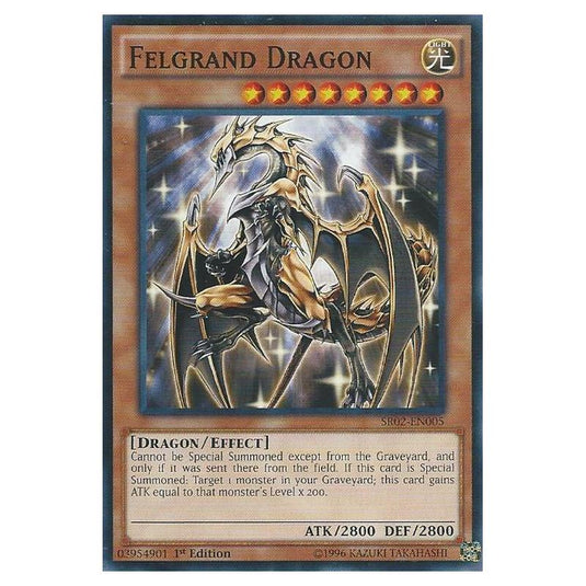 Yu-Gi-Oh! - Rise of the True Dragons Structure Deck - Felgrand Dragon (Common) SR02-EN005 Yu-Gi-Oh! - Rise of the True Dragons Structure Deck - Felgrand Dragon (Common) SR02-EN005