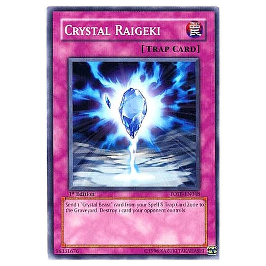 Yu-Gi-Oh! - Force of the Breaker - Crystal Raigeki (Common) FOTB-EN048