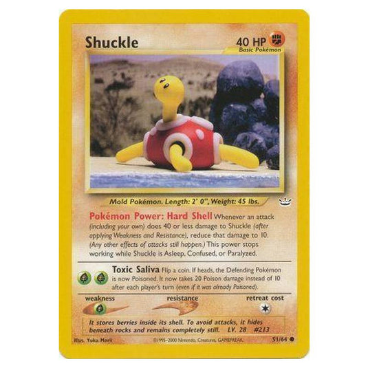 Pokemon - Neo Revelation - Shuckle - 51/64/64