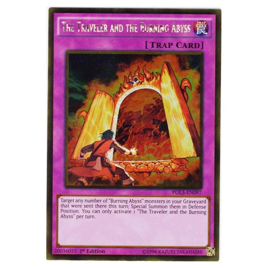 Yu-Gi-Oh! - Premium Gold - Infinite Gold - The Traveler and the Burning Abyss (Gold Rare) PGL3-EN097