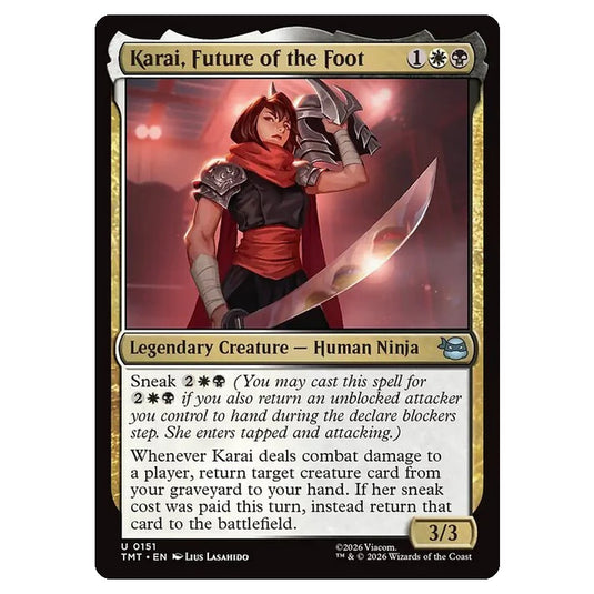 Magic The Gathering - Teenage Mutant Ninja Turtles - Karai, Future of the Foot - 0151