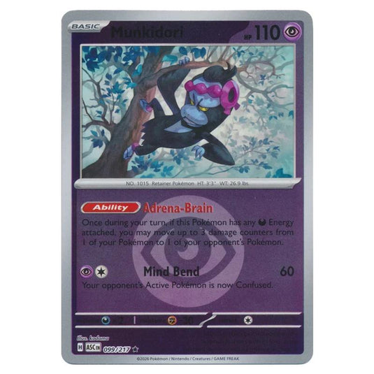 Pokemon - Mega Evolution - Ascended Heroes - Energy Reverse Holo - Munkidori - 099/217