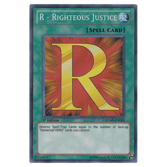 Yu-Gi-Oh! - Ra Yellow Mega Pack - R - Righteous Justice (Secret Rare) RYMP-EN025