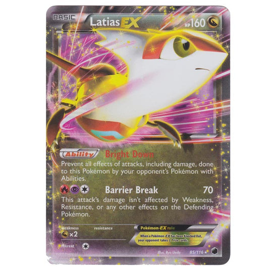 Pokemon - Black & White - Plasma Freeze - Latias-EX - 85/116