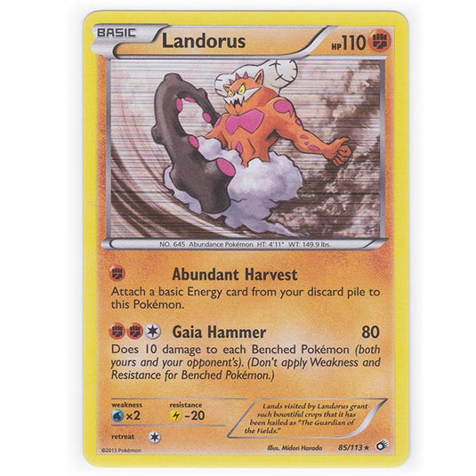 Pokemon - Black & White - Legendary Treasures - Landorus - 85/113