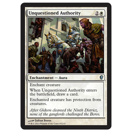 Magic the Gathering - Conspiracy - Unquestioned Authority - 85/210