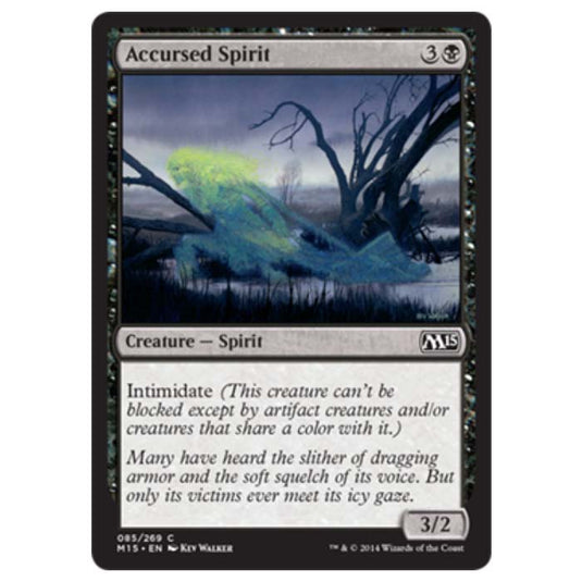 Magic the Gathering - M15 Core Set - Accursed Spirit - 85/269