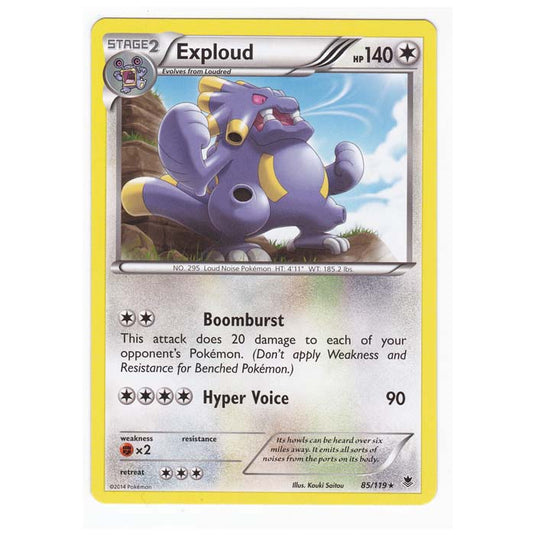 Pokemon - XY Phantom Forces - Exploud - 85/119