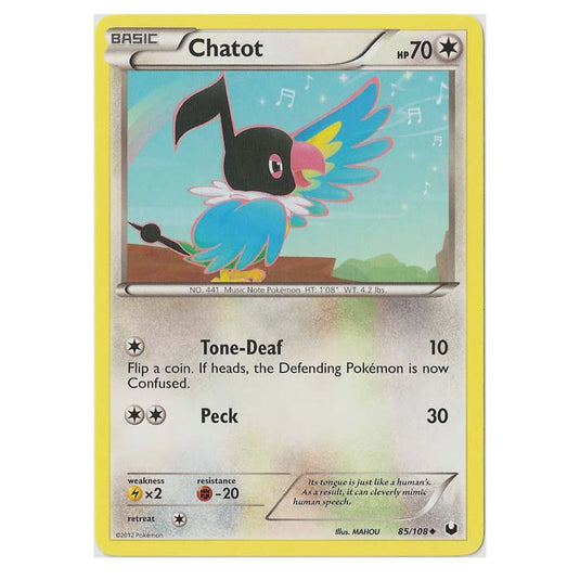 Pokemon - Black & White - Dark Explorers - Chatot - 85/108