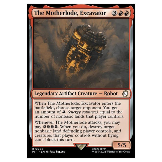 Magic The Gathering - Universes Beyond - Fallout - The Motherlode, Excavator - 0062