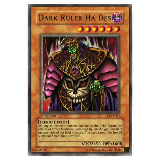 Yu-Gi-Oh! - Legacy of Darkness - Dark Ruler Ha Des (Ultra Rare) LOD-001