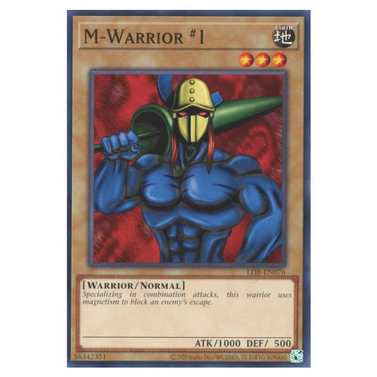 Yu-Gi-Oh! - Legend of Blue Eyes White Dragon (25th Anniversary Edition) - M-Warrior #1 (Common) - LOB25-EN076