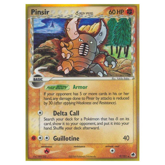 Pokemon - EX Dragon Frontiers - Pinsir δ Delta Species - 009