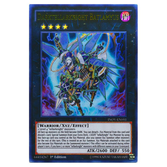 Yu-Gi-Oh! - Invasion - Vengeance - Darktellarknight Batlamyus (Ultra Rare) INOV-EN051