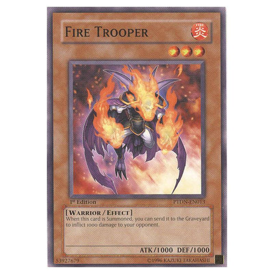 Yu-Gi-Oh! - Phantom Darkness - Fire Trooper (Common) PTDN-EN013
