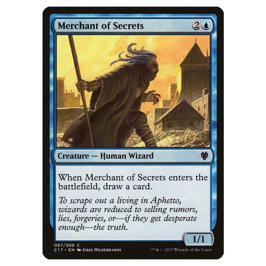 Magic The Gathering - Commander 2017 - Merchant of Secrets - 087/309