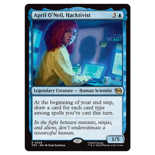 Magic The Gathering - Teenage Mutant Ninja Turtles - April O'Neil, Hacktivist - 0029