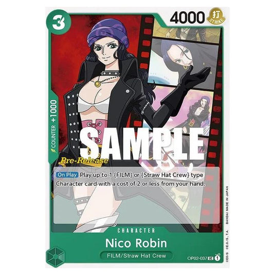 One Piece - OP-02: Paramount War Promos - Nico Robin - OP02-037