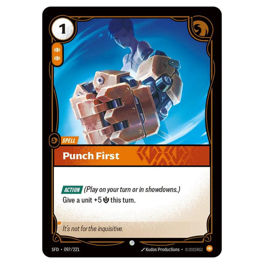 Riftbound: League of Legends TCG - Spiritforged - Punch First - 097/221